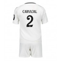 Maglia Calcio Real Madrid Daniel Carvajal #2 Prima Divisa Bambino 2024-25 Manica Corta (+ pantaloncini)